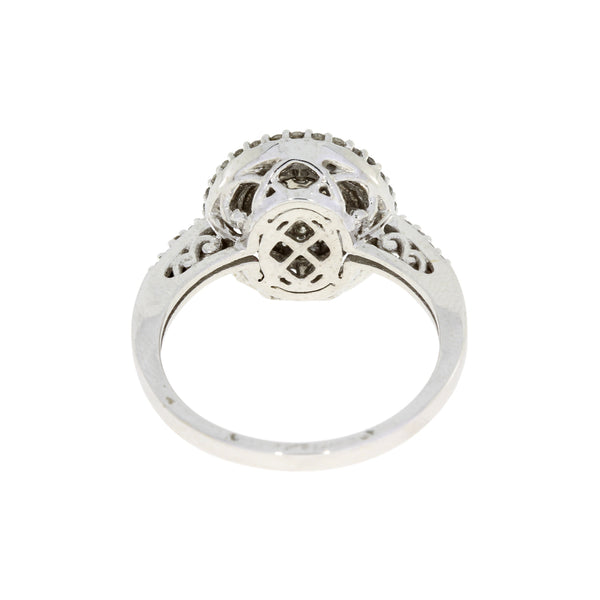 Natural .50ct Diamond Ring 14KT White Gold