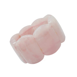 Natural Rose Quartz Stretch Bracelet