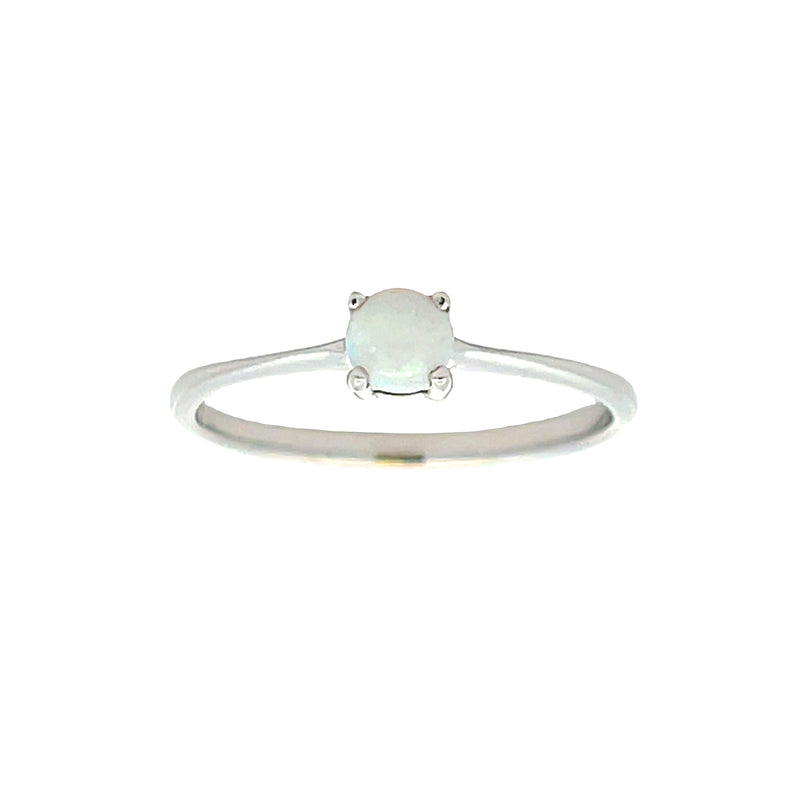 Natural Opal Ring Sterling Silver