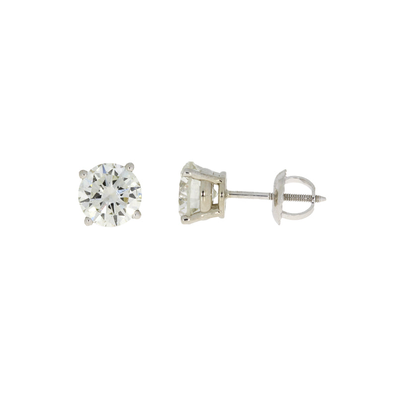 1.50ct Lab Grown Diamond Stud Earrings 14KT White Gold