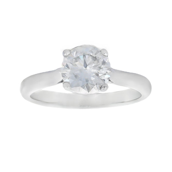 Natural .86ct Moissanite  Sterling Silver