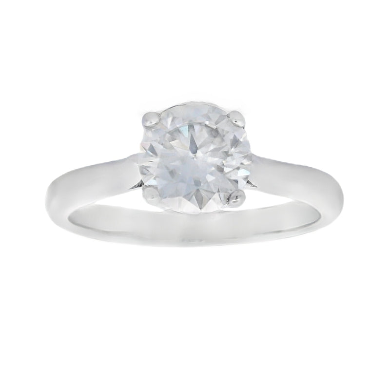 Natural .86ct Moissanite  Sterling Silver
