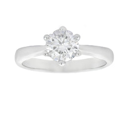 Natural .86ct Moissanite  Sterling Silver