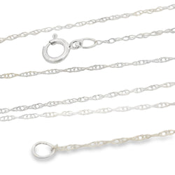 Womens chains 10KT White Gold