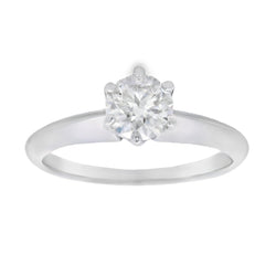 Genuine .43ct Moissanite  Sterling Silver