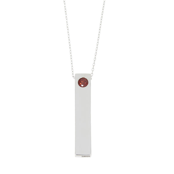 Genuine Garnet Fashion Pendants Sterling Silver