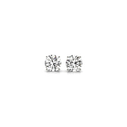 1 cttw Certified IGI Lab Grown Round Diamond Stud Earrings 14k White Gold (G/VS2)