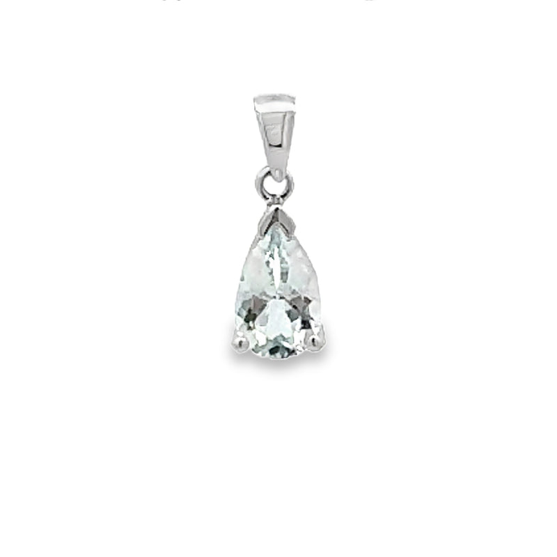 .70ct Aquamarine Fashion Pendants 10KT White Gold