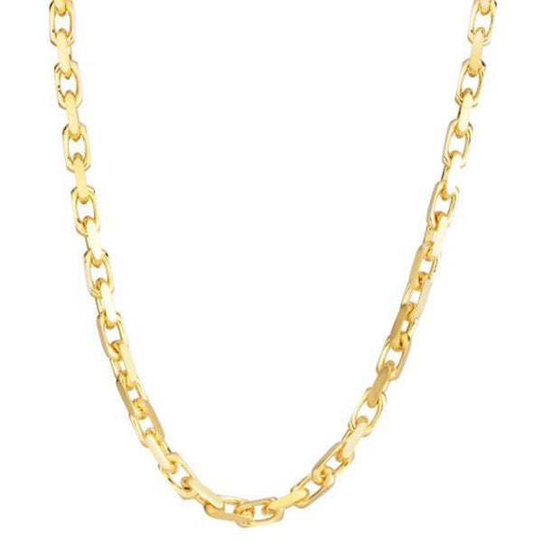 14k Yellow Gold French Cable Link Chain (4.80 mm)