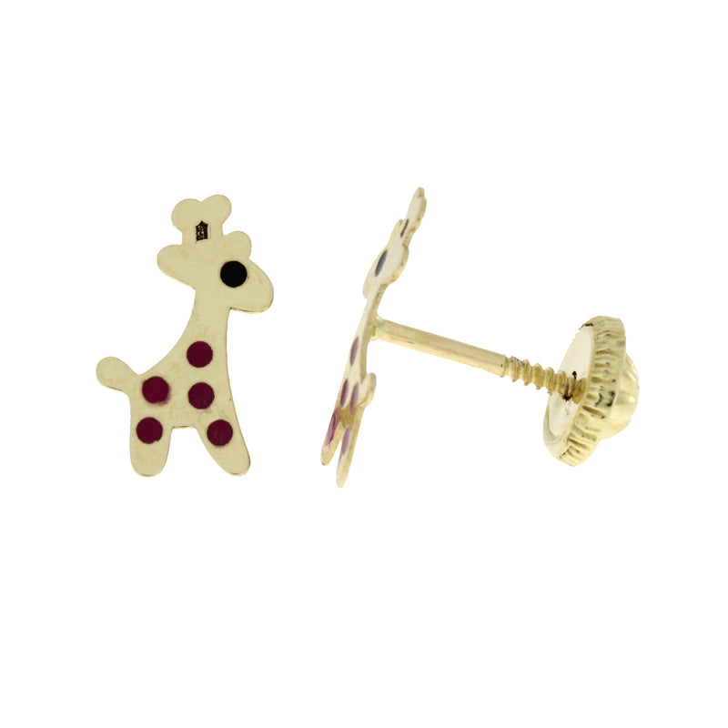 Baby Earrings 14KT Yellow Gold