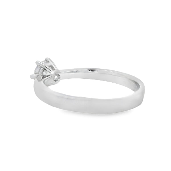 Genuine .43ct Moissanite  Sterling Silver
