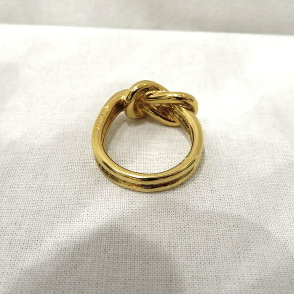 Hermes Atames Calf Gold Color Ring Ladies