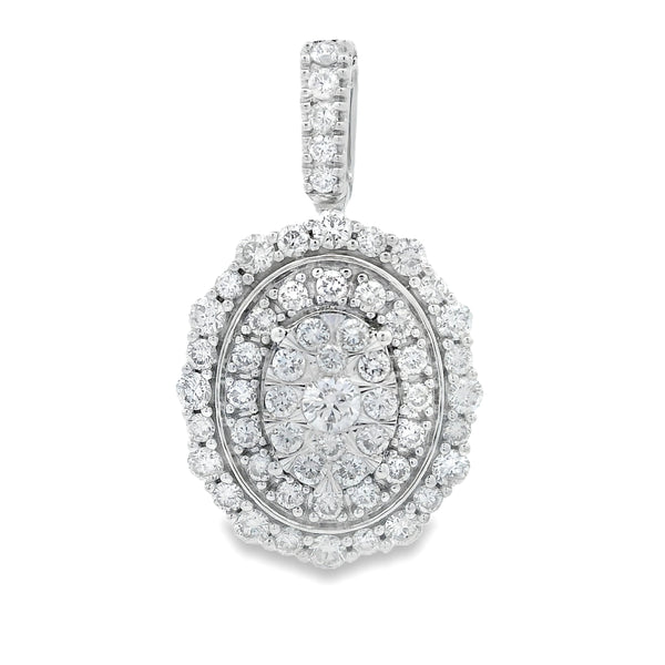 Lab Grown Diamond Fashion Pendants 10KT White Gold