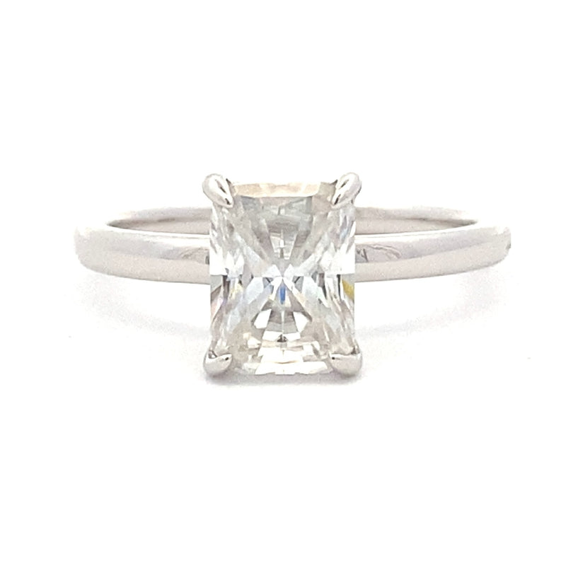 Genuine 1.67ct Moissanite  Sterling Silver