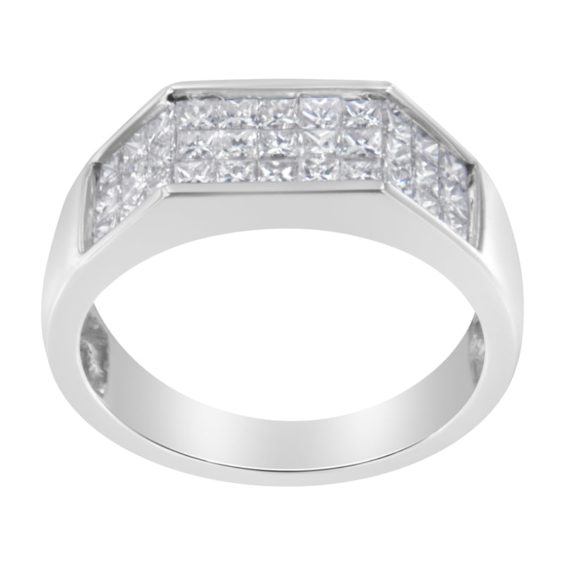 14KT White Gold Diamond Cluster Ring (1 3/4 cttw, G-H Color, VS2-SI1 Clarity)