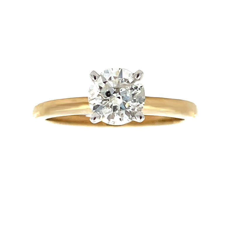 Natural 1.00ct Diamond  10KT Yellow Gold