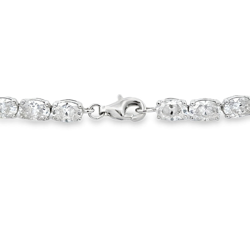 11.00ct Moissanite Tennis Bracelet Sterling Silver