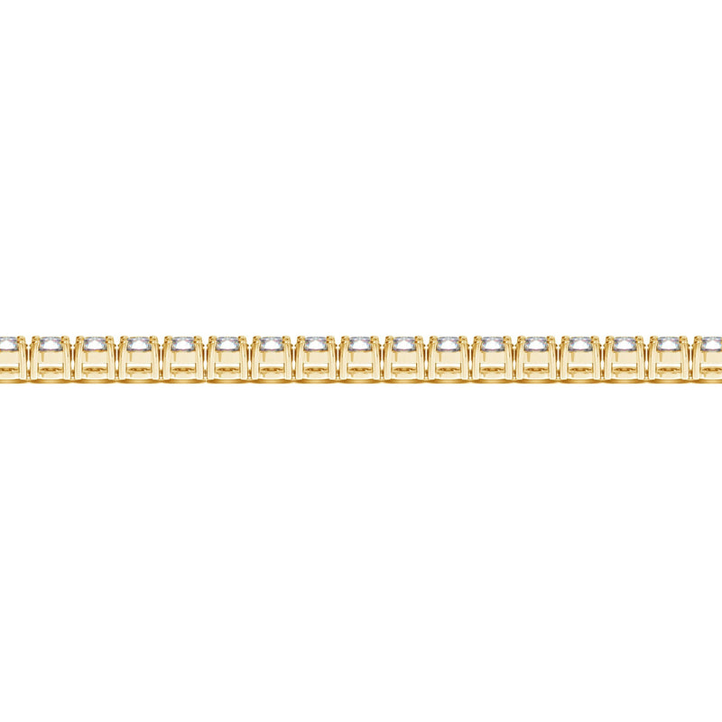 Lab Grown Round Diamond Tennis Bracelet in 14k Yellow Gold (6 cctw F/G  VS2/SI1)