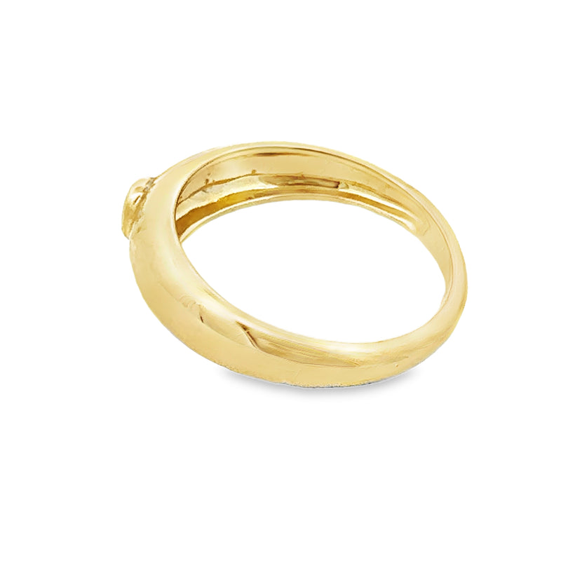 Natural .10ct Diamond Ring 10KT Yellow Gold