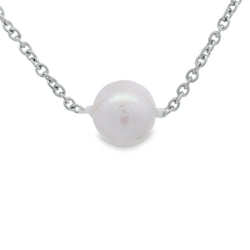 Genuine FW Pearl Necklace Stainless Steel