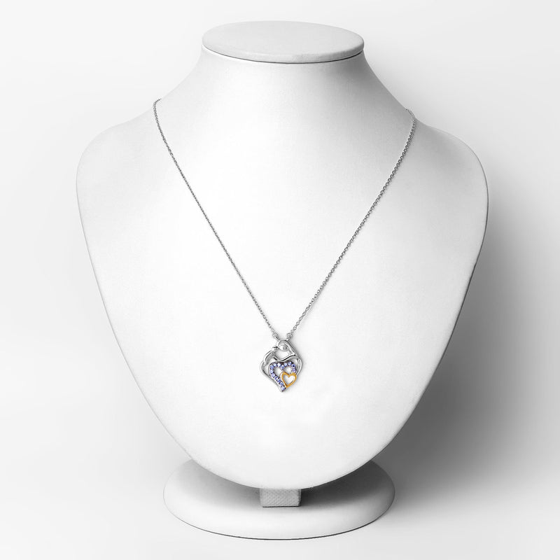 0.28 Carat Genuine Tanzanite .925 Sterling Silver Pendant