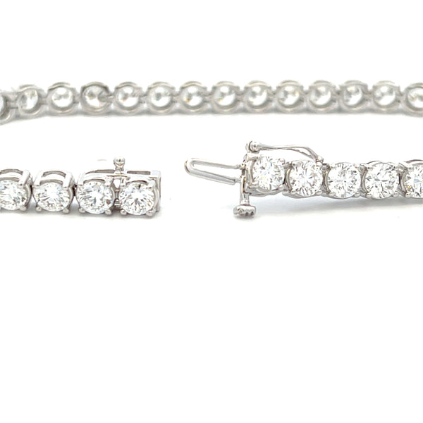 Lab Grown Diamond Tennis Bracelet 14KT White Gold