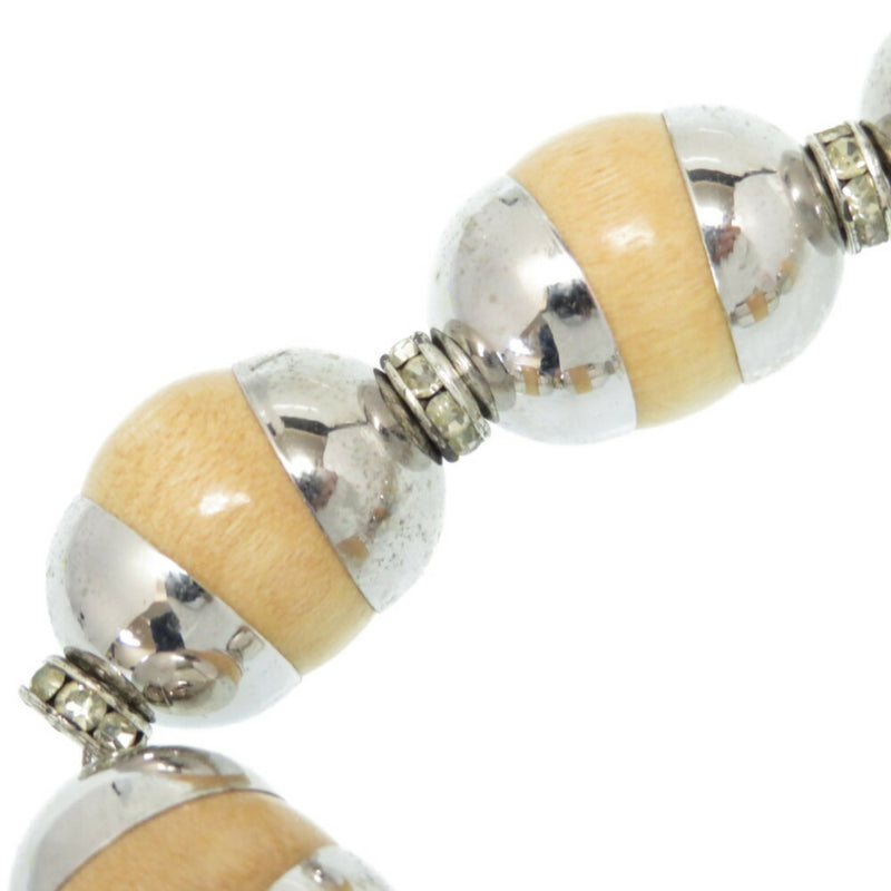 Yves Saint Laurent Wood Necklace Accessories Ladies
