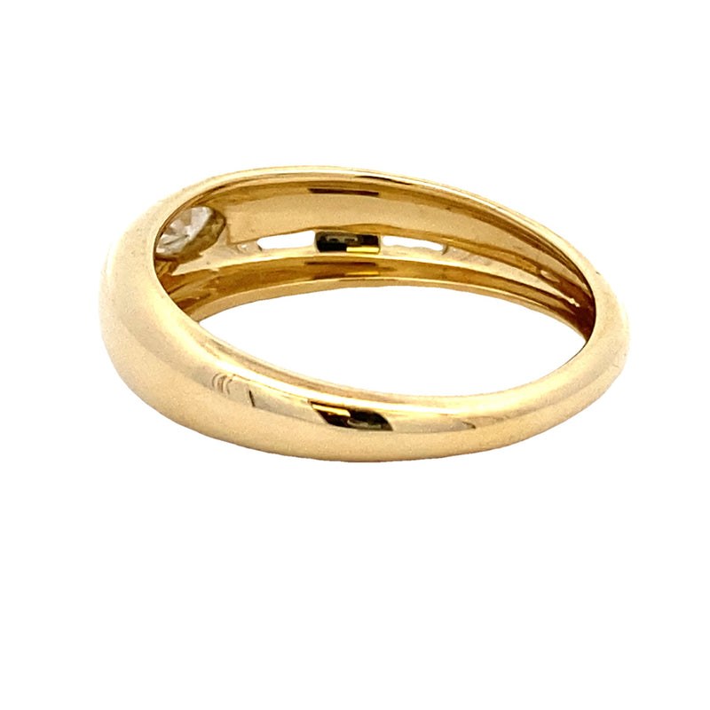 Natural .10ct Diamond Ring 10KT Yellow Gold