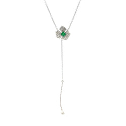 .93ct Diamond Emerald Dia by yard 18KT White Gold