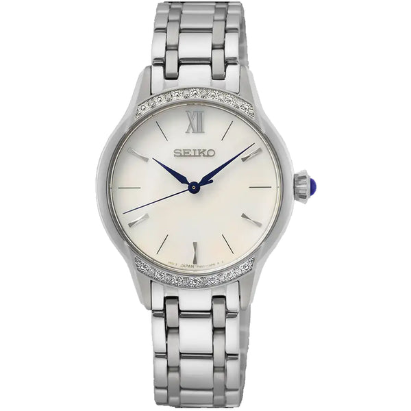 Seiko Women's Stainless Steel White Dial