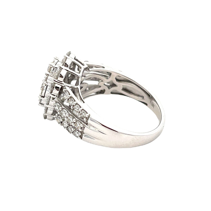 Natural 1.75ct Diamond Ring 10KT White Gold