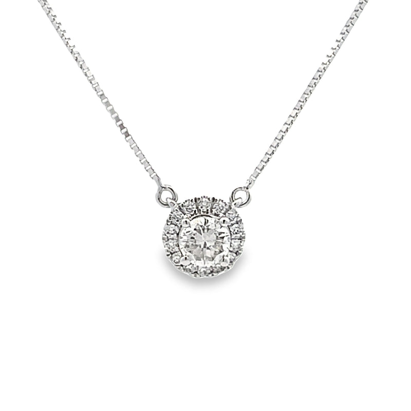 Lab Grown Diamond Fashion Pendants 10KT White Gold