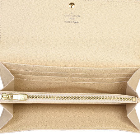 Louis Vuitton LOUIS VUITTON Purse with coins Portofeuil Sara Damier Azur N61735
