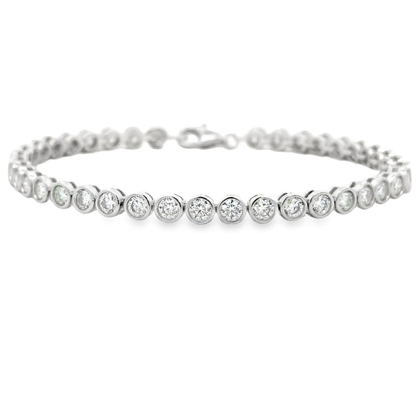 3.50ct Moissanite Tennis Bracelet Sterling Silver