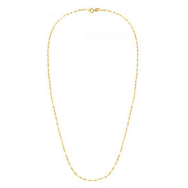 14k Yellow Gold Alternate Valentino Chain (1.40 mm)