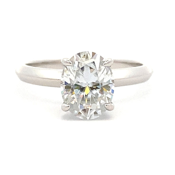 Natural 1.76ct Moissanite  Sterling Silver