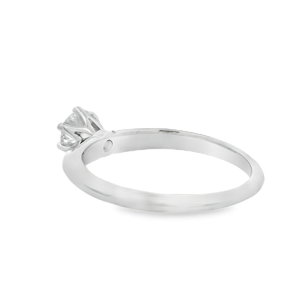 Natural .43ct Moissanite  Sterling Silver