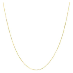 14k Yellow Gold French Cable Chain (1.30 mm)