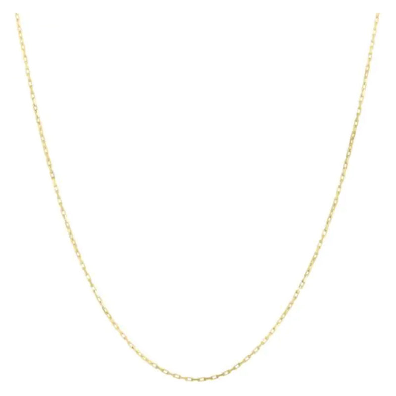 14k Yellow Gold French Cable Chain (1.30 mm)