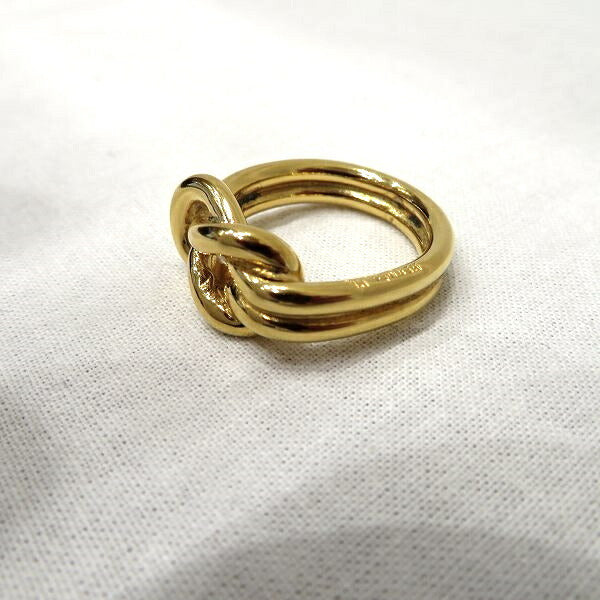 Hermes Atames Calf Gold Color Ring Ladies