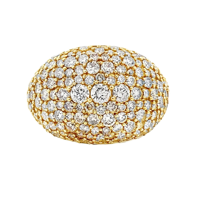 Genuine 3.05ct Diamond Ring 10KT Yellow Gold