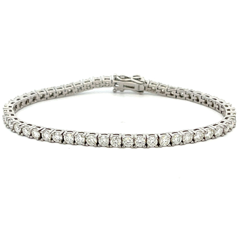 4.75ct Moissanite Tennis Bracelet Sterling Silver