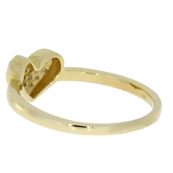 Genuine .10ct Diamond Ring 14KT Yellow Gold