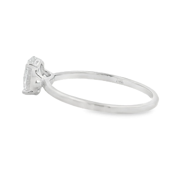 Genuine 1.00ct Lab Grown Diamond  10KT White Gold