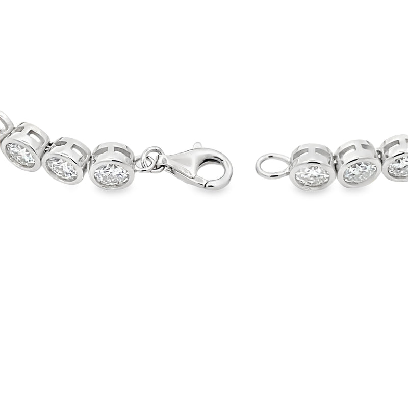 5.50ct Moissanite Tennis Bracelet Sterling Silver