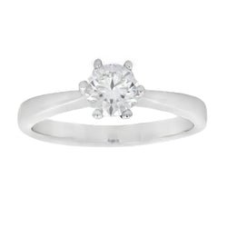 Genuine .43ct Moissanite  Sterling Silver