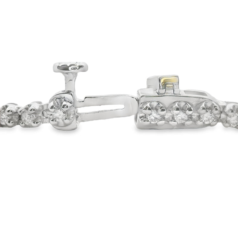 Lab Grown Diamond Tennis Bracelet Sterling Silver