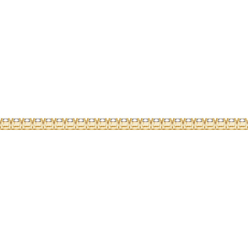 14k Yellow Gold Round Diamond Tennis Bracelet (2 cttw)