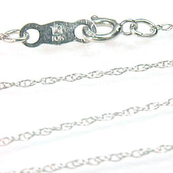 Womens chains 10KT White Gold