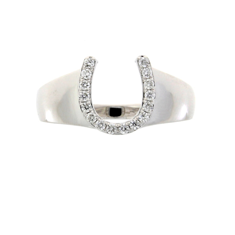 Natural .26ct Diamond Mens Ring 14KT White Gold